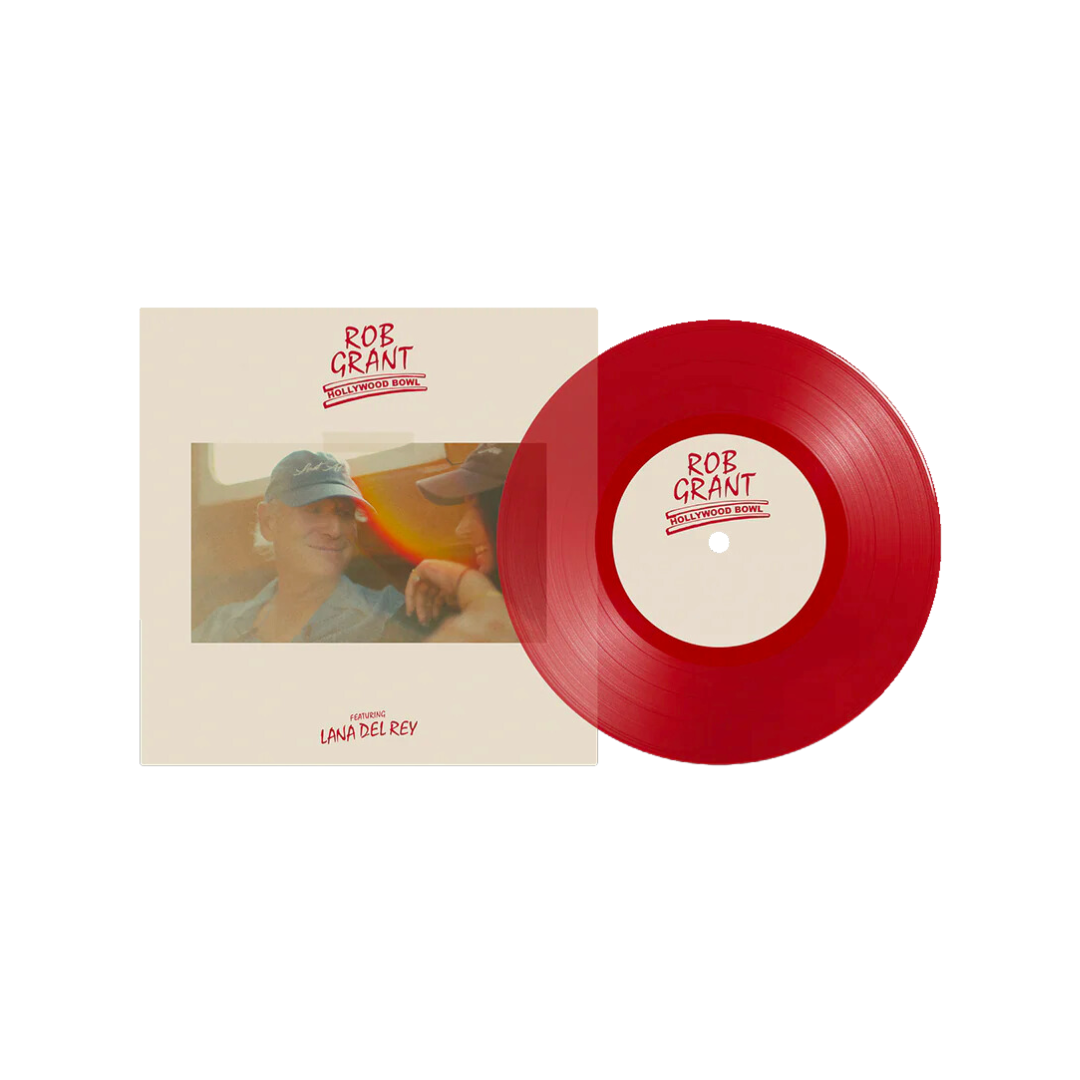 Rob Grant feat. Lana Del Rey - Hollywood Bowl - Red Transparent 7" Vinyl