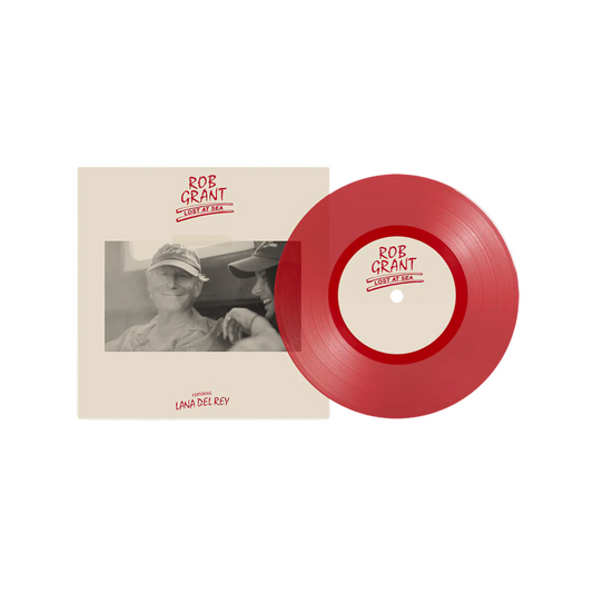 Rob Grant feat. Lana Del Rey - Lost AT Sea - Red Transparent 7" Vinyl