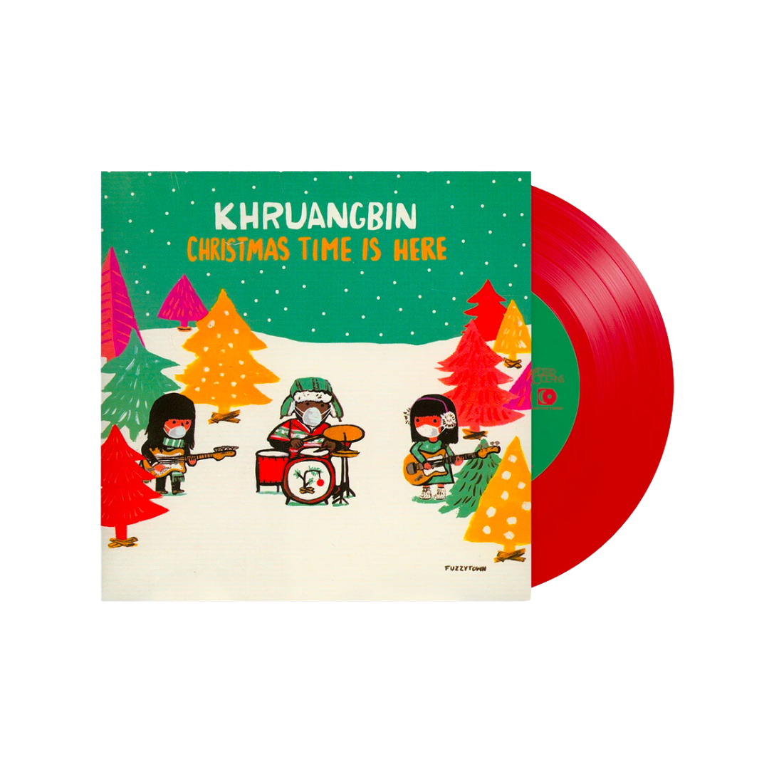 Khruangbin - Christmas Time Is Here - Red Translucent 7" Single Vinyl
