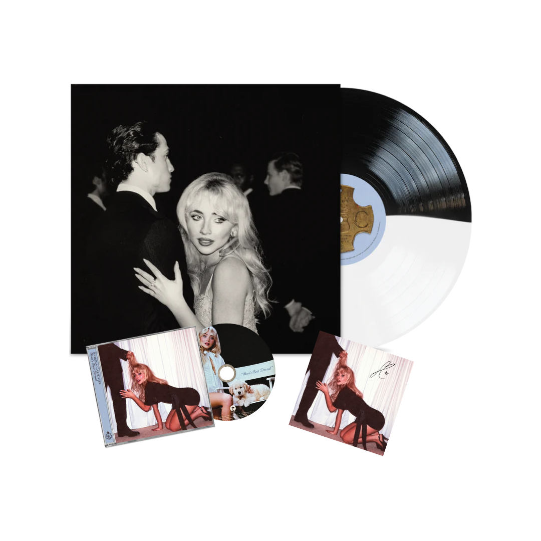Sabrina Carpenter - Man's Best Friend - Black And White Split Vinyl + CD + Signed Card