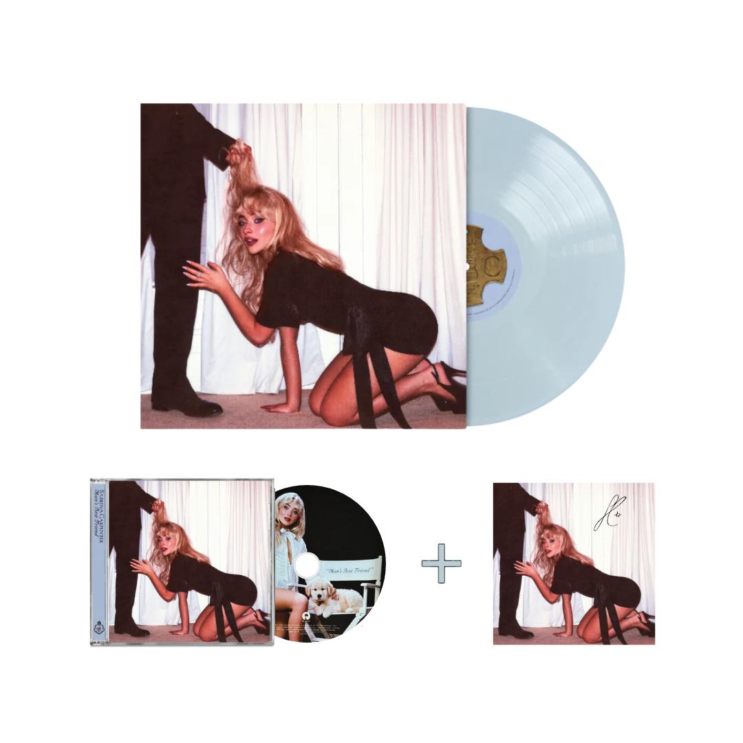 Sabrina Carpenter - Man's Best Friend - Blue Vinyl + Signed CD