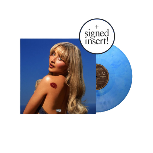 Sabrina Carpenter - Short n' Sweet - Blue Marbled (Light Sky) Vinyl with Signed Print