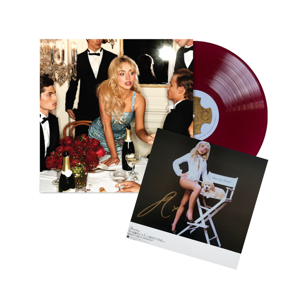 Sabrina Carpenter - Signed Translucent Burgundy Vinyl