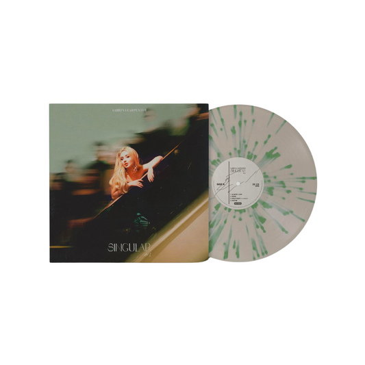 Sabrina Carpenter - Singular Act I - UO White with Olive Green Splatter Vinyl