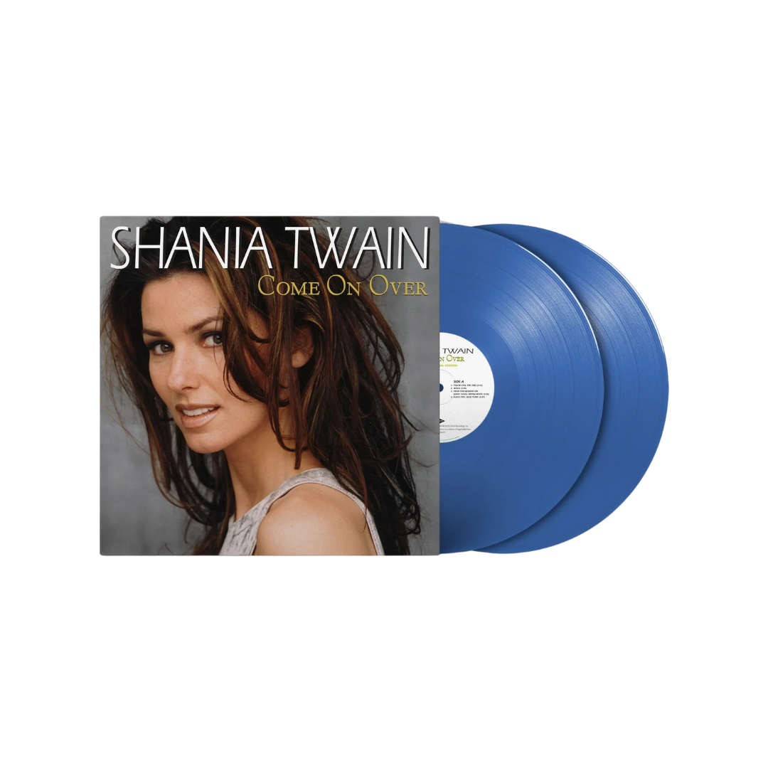 Shania Twain - Come On Over - Signed Blue Opaque Vinyl