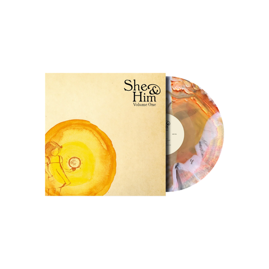 She & Him - Volume One - Clear, Gold, Orange, Yellow, White & Black Smash Vinyl (Blood Records Edition)