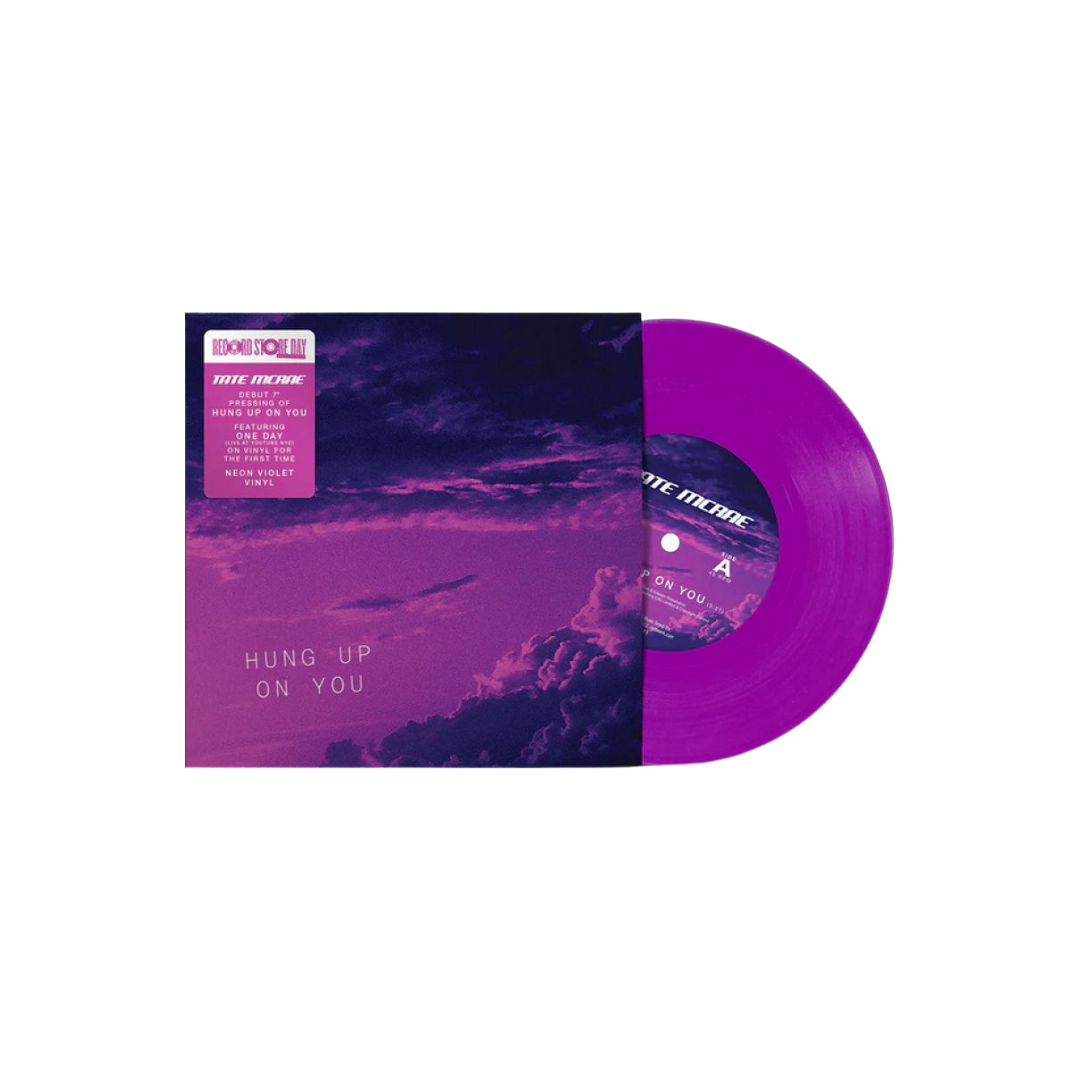 Tate McRae - Hung Up On You - Neon Violet 7" Vinyl (RSD 2026)