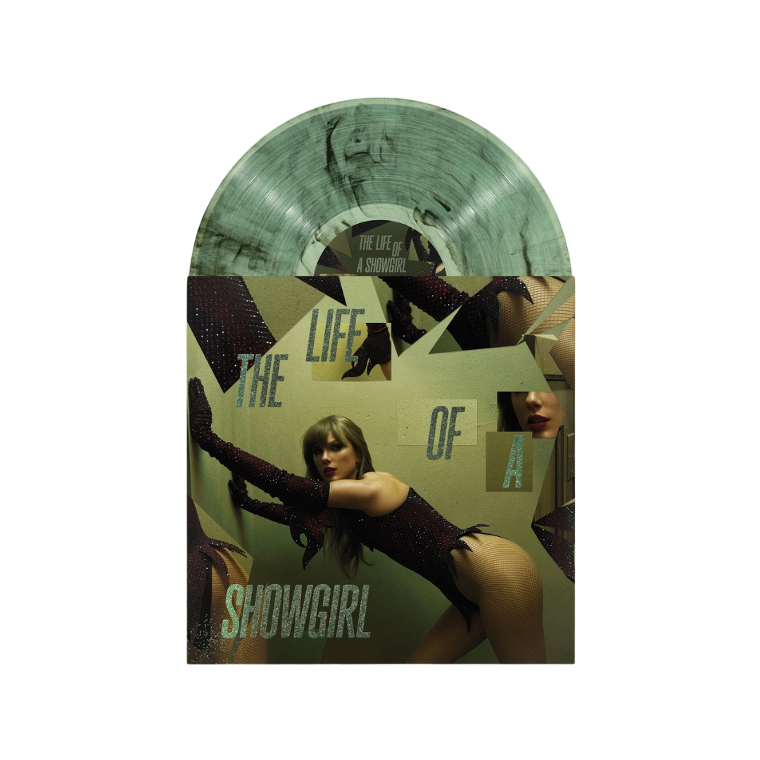 Taylor Swift - The Life Of A Showgirl - Wintergreen & Onyx Marbled Vinyl (The Shiny Bug Edition)