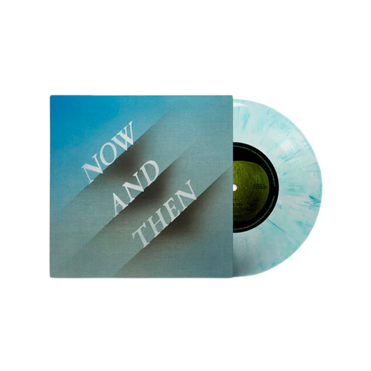 The Beatles - Now And Then / Love Me Do - Blue And White Marbled 7" Vinyl