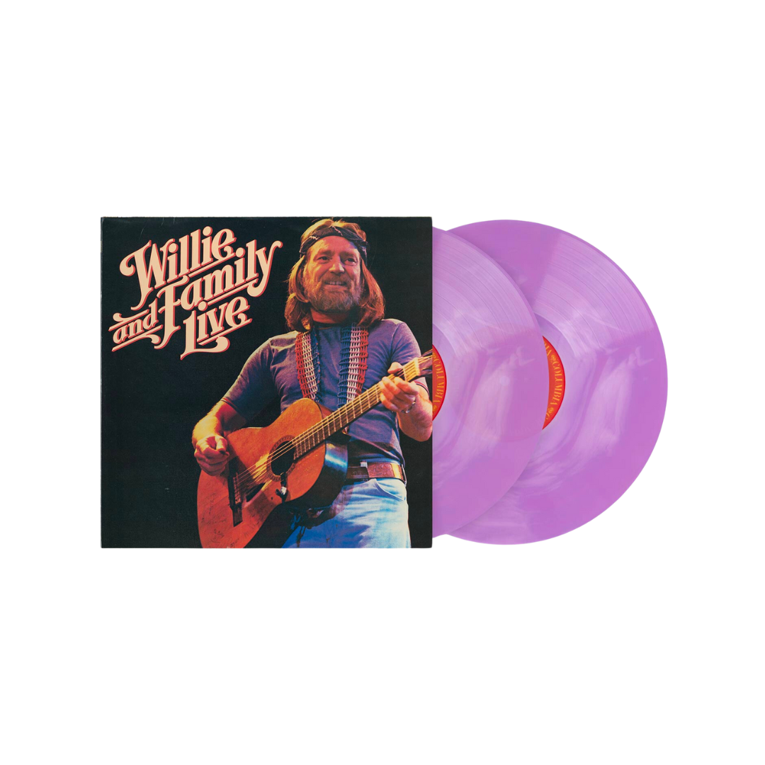 Willie Nelson - Willie And Family Live - VMP Numbered Plum Galaxy Vinyl