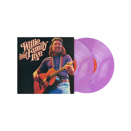 Willie Nelson - Willie And Family Live - VMP Numbered Plum Galaxy Vinyl
